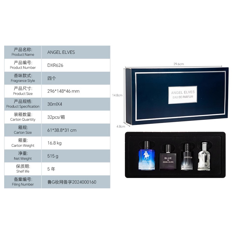 Set di profumi da uomo 4 in 1, - Home Fragrance Gift recensione e prezzo